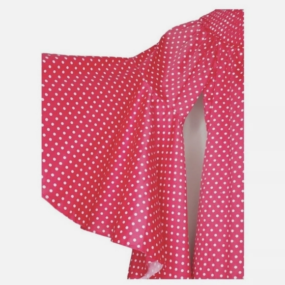 Pink & White Polka Dot Dress - Picture 2 of 4